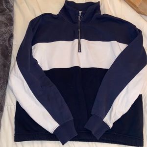 Abercrombie quarter zip up hoodie
